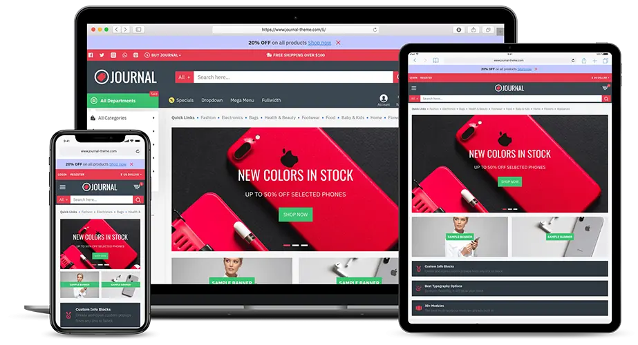 OpenCart Journal Türkçe Tema - 5